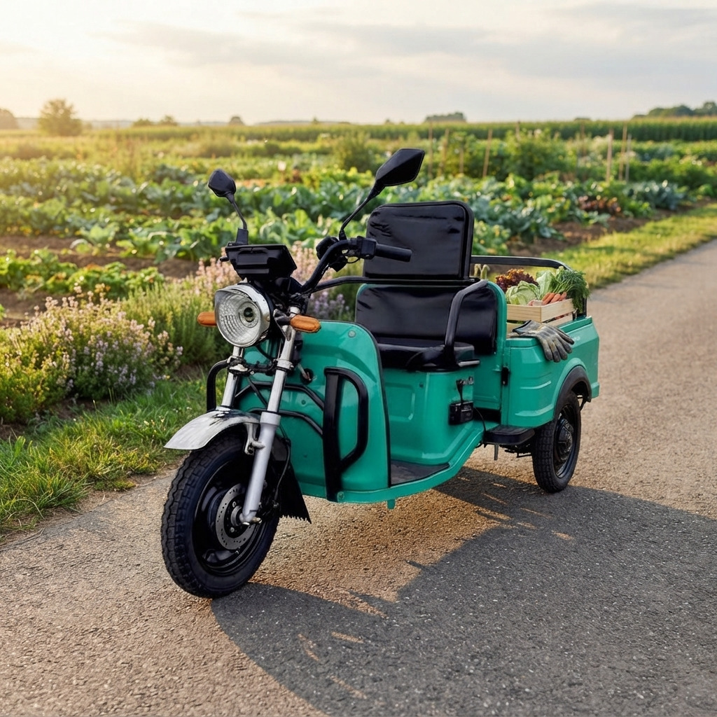 Elektrická tříkolka Leramotors cargo G2 2300W 72V - zelená