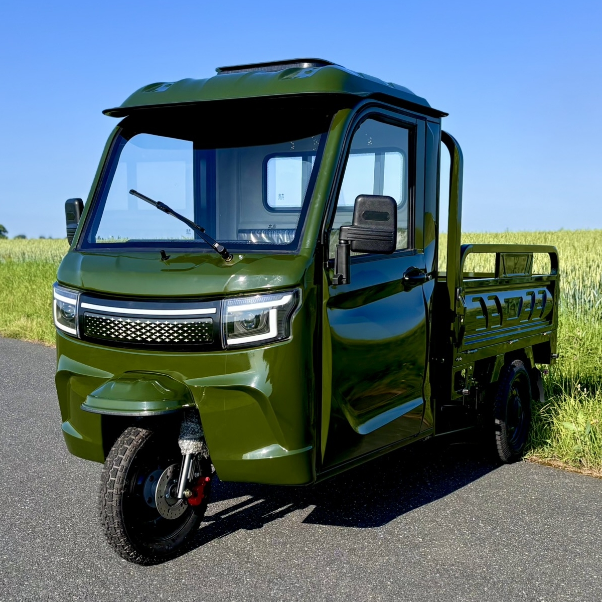 Elektrická tříkolka Leramotors tuk tuk cargo G4 3000W 72V - zelená