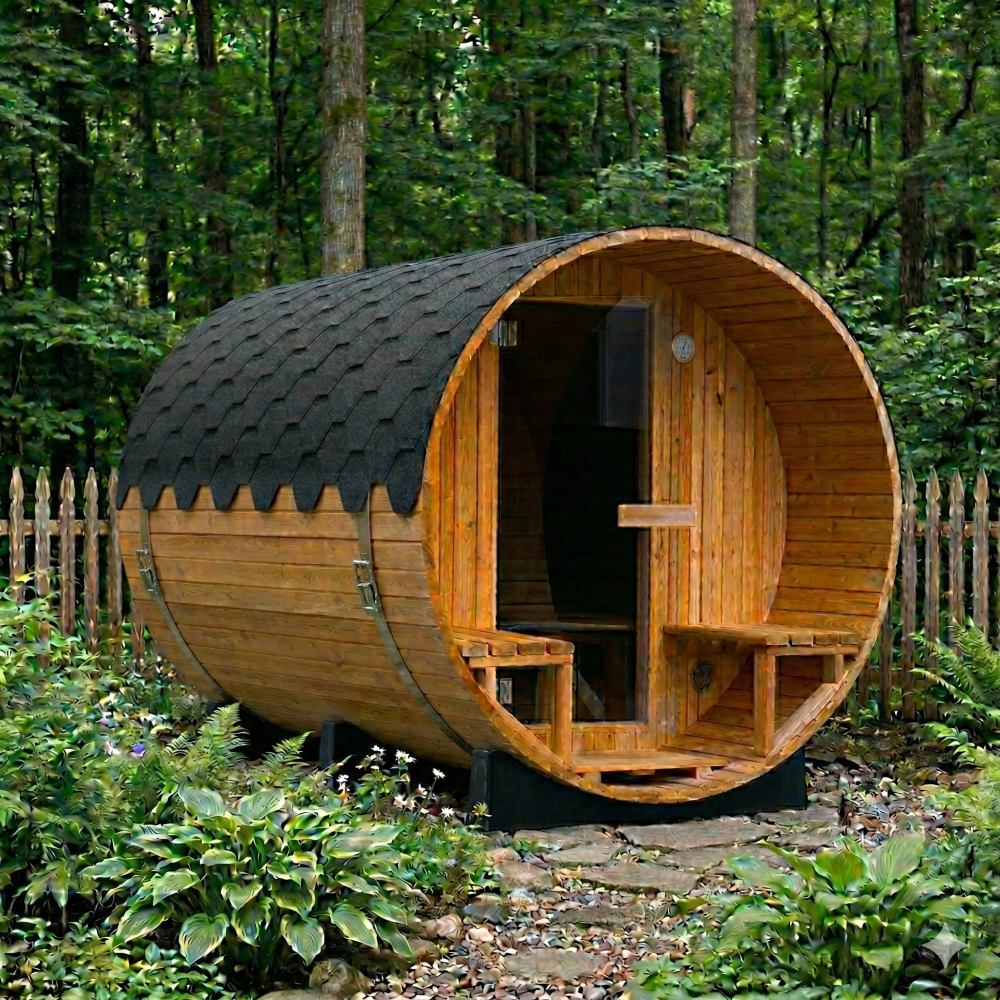 Lerax finská sudová sauna Thermowood 240